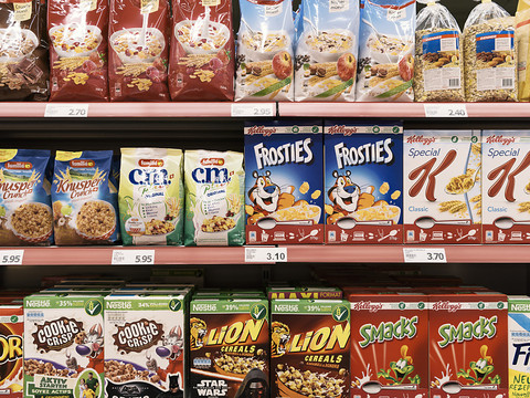 Produits pour enfants trop sucrés, trop salés ou trop gras