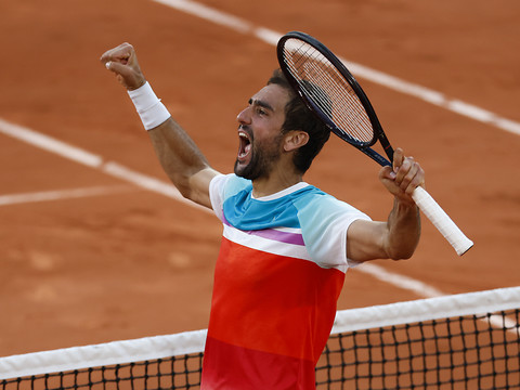 Première demi-finale à Paris pour Cilic, à 33 ans