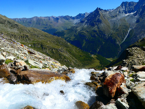 Le réchauffement dans les Alpes visible depuis l’espace