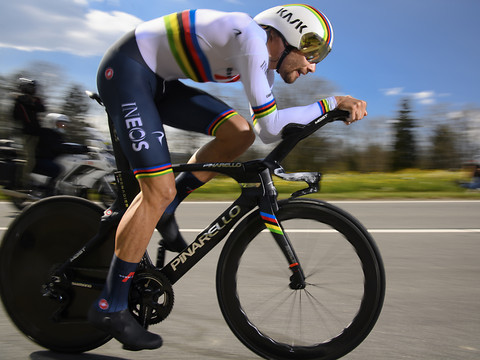 Dauphiné: Ganna le plus fort sur le chrono