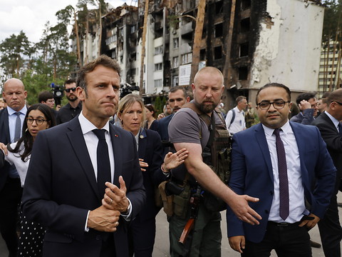 Ukraine: France Italie Allemagne pour un statut de candidat à l'UE