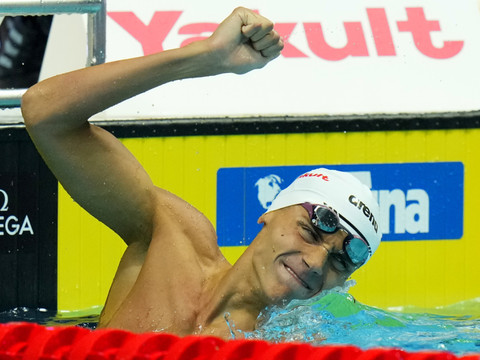 David Popovici étincelant sur 200 m libre