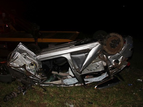 Sortie de route et tonneaux près de Chevenez: quatre blessés