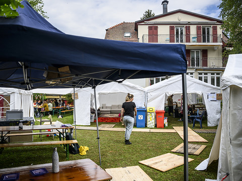 A Lausanne, fin du campement sauvage d'urgence pour les SDF