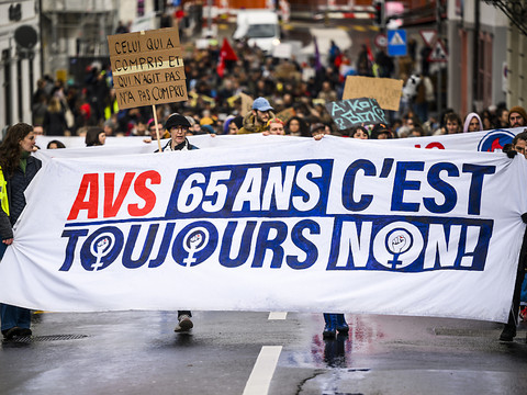 Pas de réforme de l'AVS sur le dos des femmes