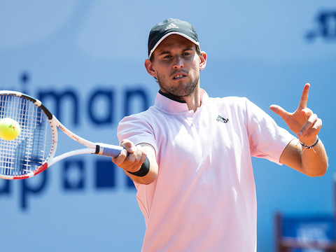 Thiem bat Gaston en écartant une balle de match