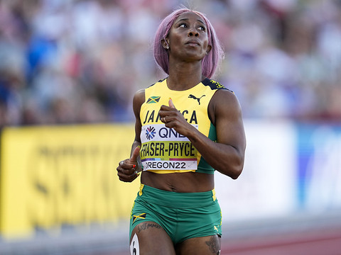 Athletissima avec Fraser-Pryce et Rojas