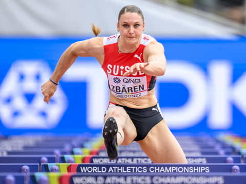 100 m haies: Noemi Zbären et Ditaji Kambundji en demies