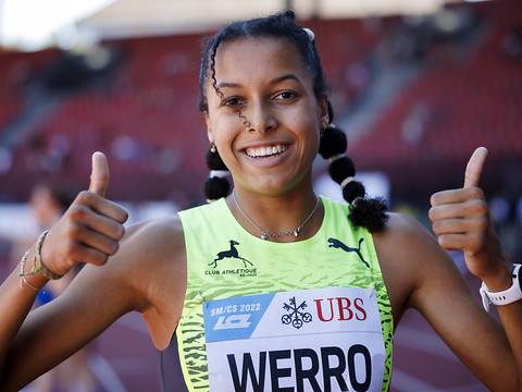L'argent pour Audrey Werro sur 800 m à Cali