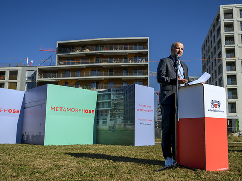 Lausanne: l’écoquartier des Plaines-du-Loup a ouvert ses portes