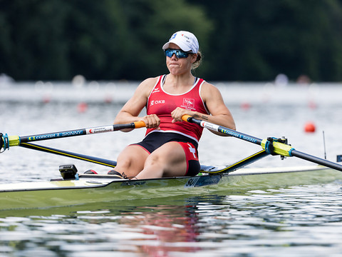 Jeannine Gmelin forfait pour les demi-finales du skiff