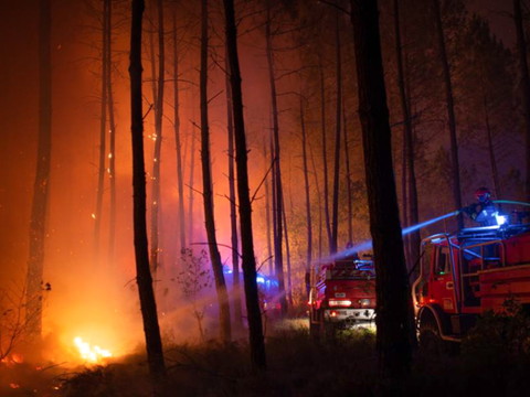 Les principaux incendies contenus en France