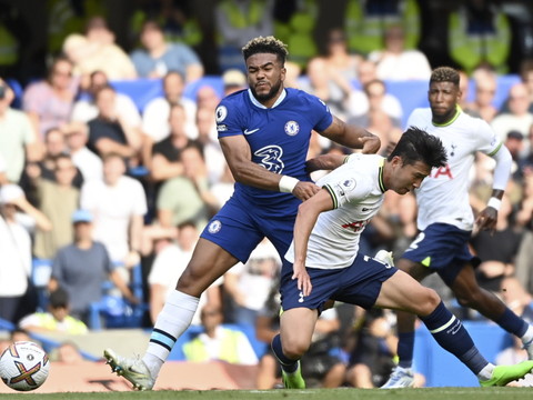 Premier League: Chelsea et Tottenham se séparent sur un nul 2-2