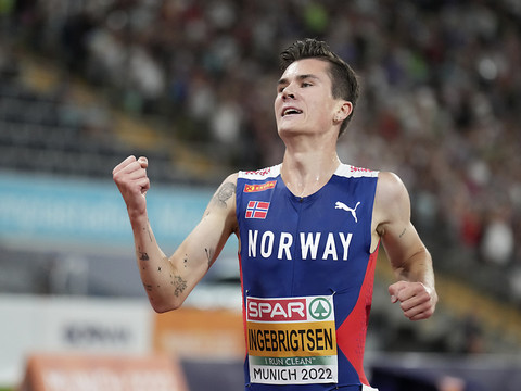 Ingebrigtsen en or sur le 5000 m, Jacobs gagne le 100 m