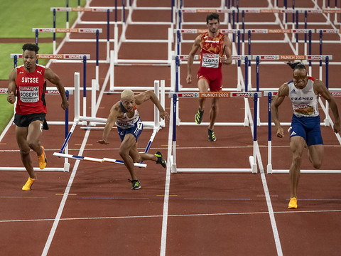 Joseph 4e du 110 m haies, à 0''02 du bronze