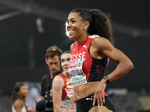 Kambundji en finale du 200 m avec le 3e temps des demies