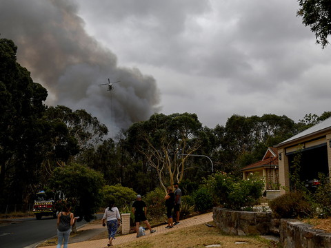 La couche d'ozone dégradée par les feux de brousse en Australie