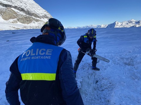 De nouveaux ossements retrouvés en Valais sur un glacier