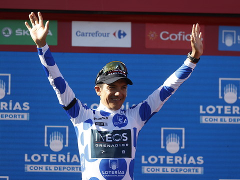 Et de trois pour Carapaz sur la 20e étape, Evenepoel près du but