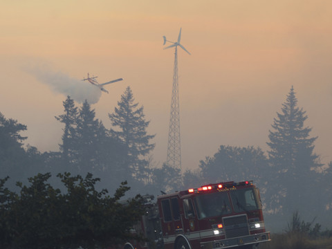 Vaste incendie et centaines de foyers évacués aux Etats-Unis