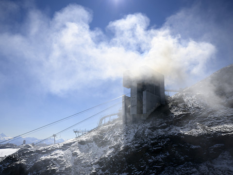 Le feu à la station de Glacier 3000 est complètement éteint
