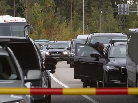 Week-end le plus chargé de l'année à la frontière finlandaise
