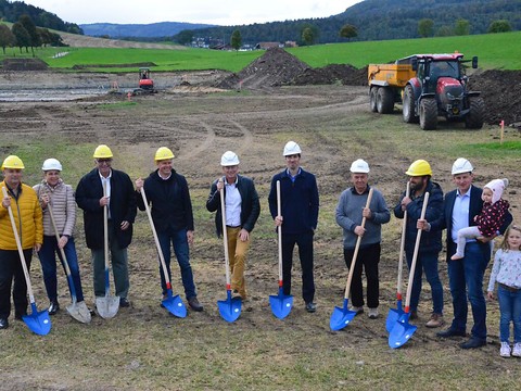 Première pierre pour une installation de biogaz à Courtemelon (JU)