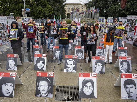 Dizaines de manifestants à Genève pour la fin du régime iranien
