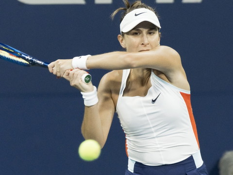 Belinda Bencic a deux points de la victoire