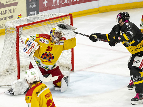 Bienne voit triple, Fribourg freine Lausanne