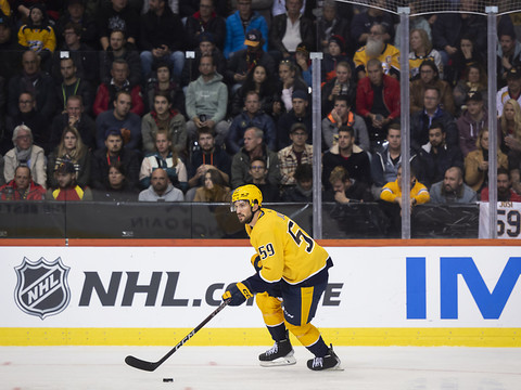 5e défaite de suite pour les Predators