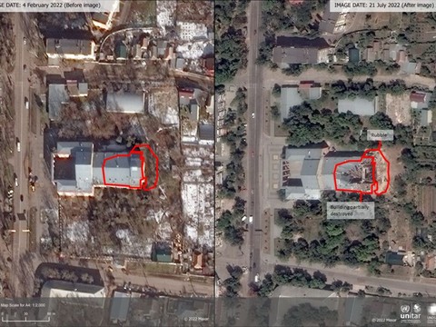 Plus de 200 sites culturels ukrainiens endommagés selon l'ONU