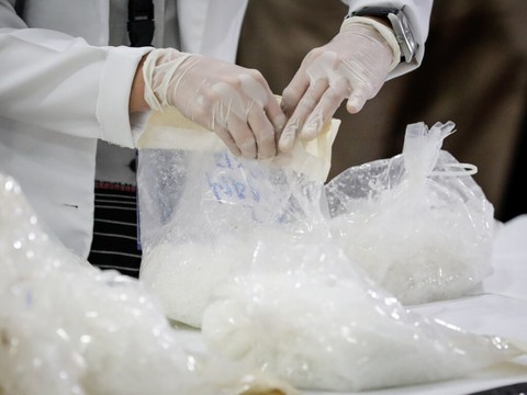 L'eau de coco était... 1,8 tonne de méthamphétamine