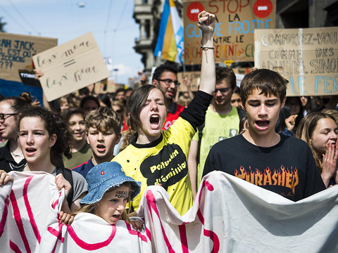 Les mouvements de jeunes moins entendus en Suisse