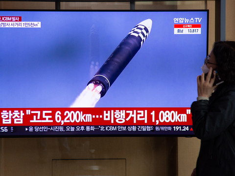 La Corée du Nord tire un missile balistique intercontinental