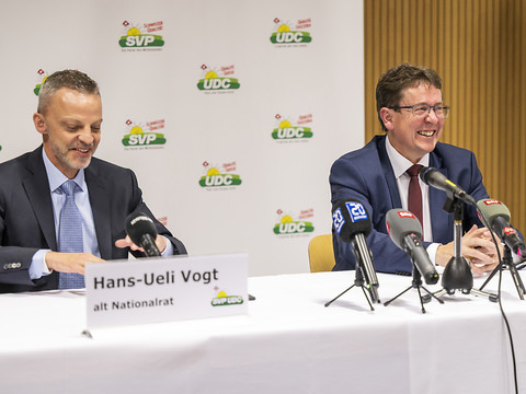 L'UDC lance Rösti et Vogt pour succéder à Ueli Maurer