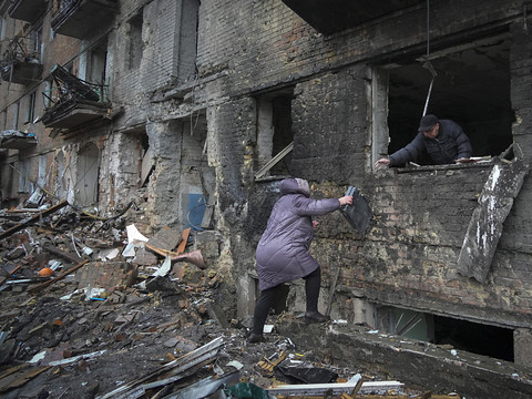Moscou: dégâts à Kiev causés 