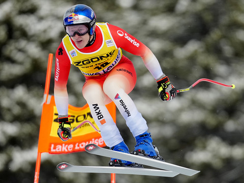 Odermatt sur le podium, Kilde vainqueur