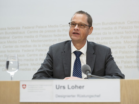 Urs Loher sera le prochain chef de l'armement