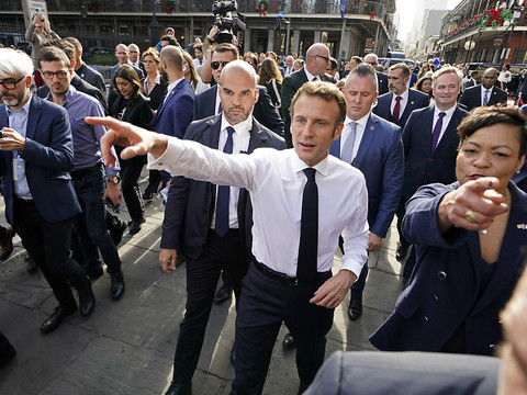 Macron célèbre la francophonie à La Nouvelle-Orléans