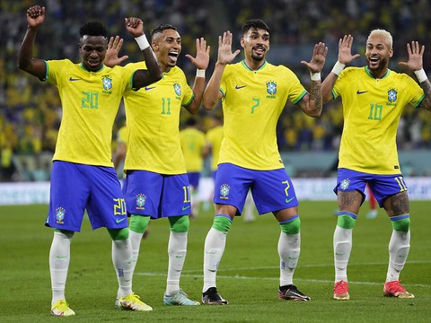 Le Brésil facilement en quarts de finale du Mondial