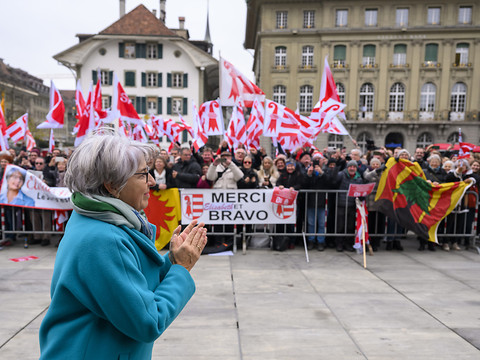 Elisabeth Baume-Schneider remercie ses supporters