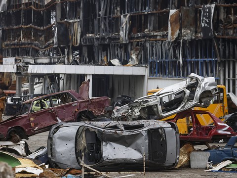 Frappes ukrainiennes sur Melitopol, occupée par la Russie
