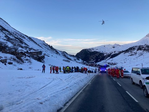 Neuf personnes retrouvées indemnes après une avalanche