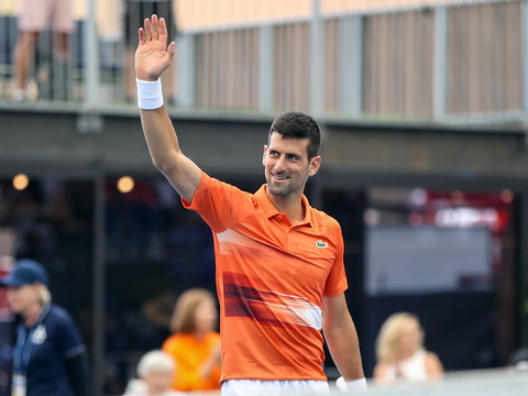 Djokovic passe le 1er tour en 76 minutes
