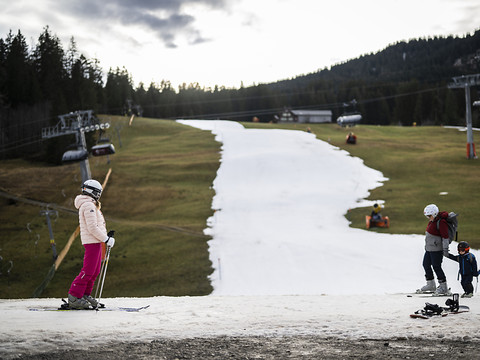 Les stations gardent le moral malgré le manque de neige