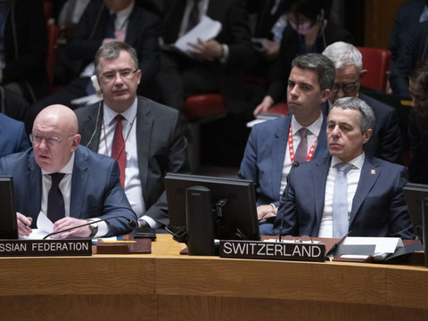 Cassis s'en prend à Moscou pour sa première au Conseil de sécurité