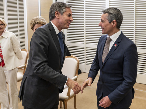 Cassis parle du Conseil de sécurité avec Blinken à Washington