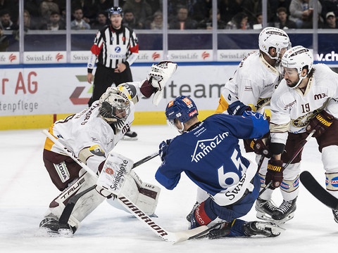 Toujours un point d'écart entre Genève-Servette et Bienne