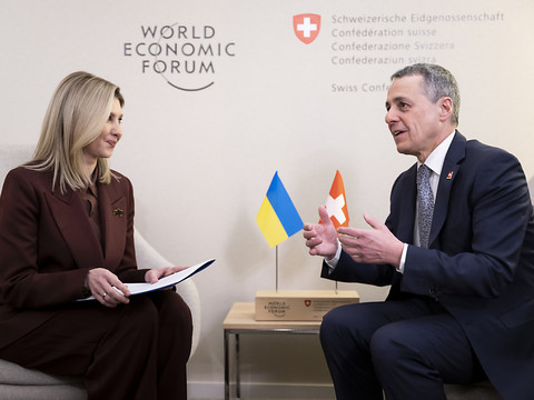 L'Ukraine cherche le soutien de la Suisse sur sa formule de paix